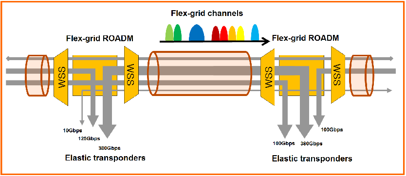 flexible grid 1X9 wss