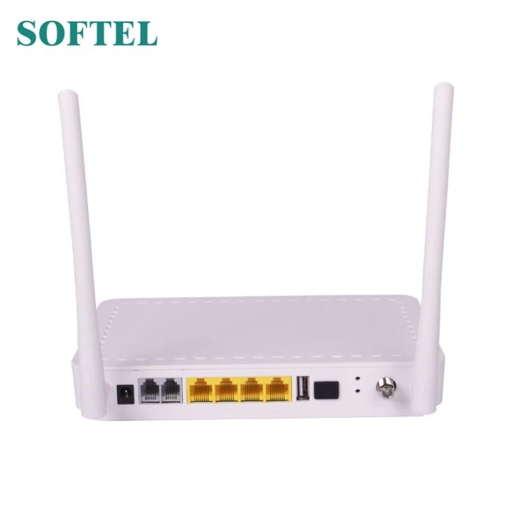 1GE 3FE CATV Wifi GPON ONT 2 edényben