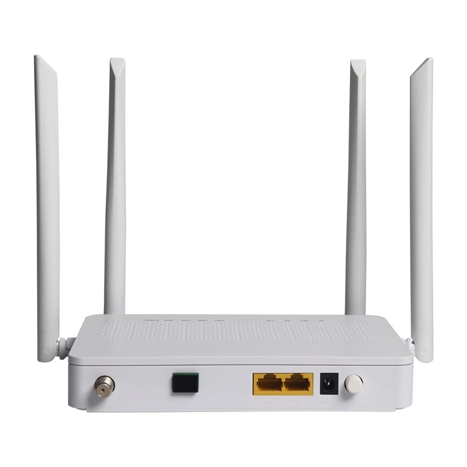 Kétsávos Gpon Ont 2 portos Catv Wifi5 gyári teljesen új